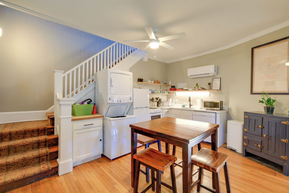 Kitchen | Dining Area | In-Unit Laundry