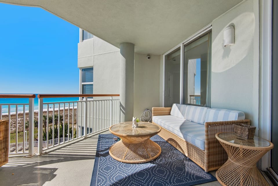 Gulf front Balcony