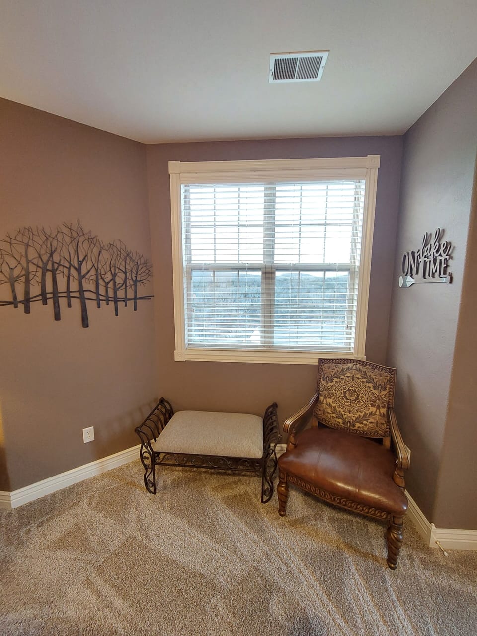 Sit a spell and enjoy a book or morning coffee!