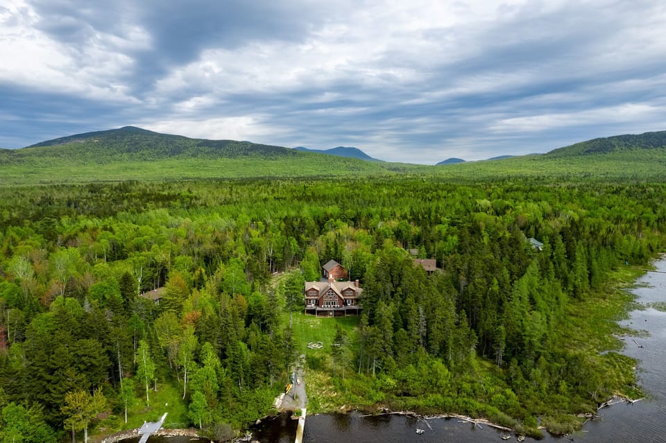 Lily bay on Moosehead Lake-the biggest lake in Maine. Beautiful sunsets, mountain backdrop, and your own relaxing waterfront in the best location in ME. US News & World Report voted Moosehead as one of the country's best lake vacations.