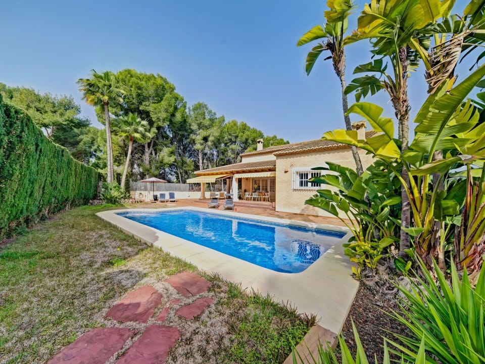 Water, Plant, Property, Sky, Swimming Pool, Building, Azure, Tree, Natural Landscape, Grass