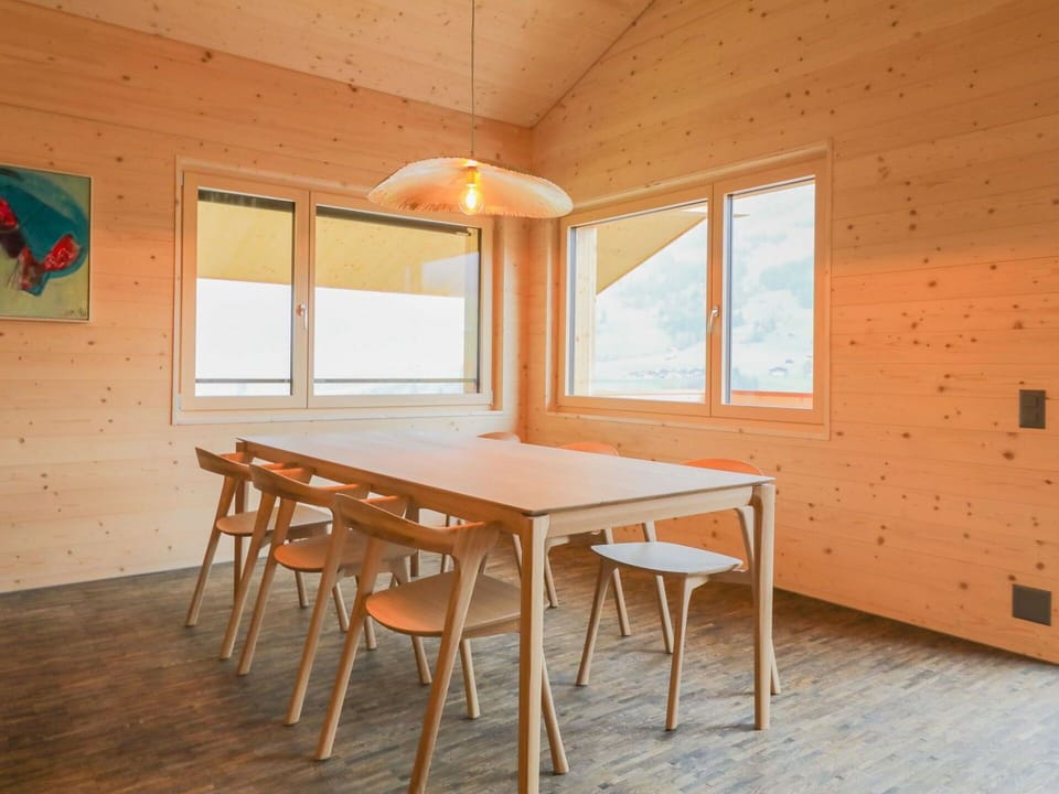 Table, Furniture, Property, Window, Wood, Interior Design, Chair, House, Flooring, Wood Stain