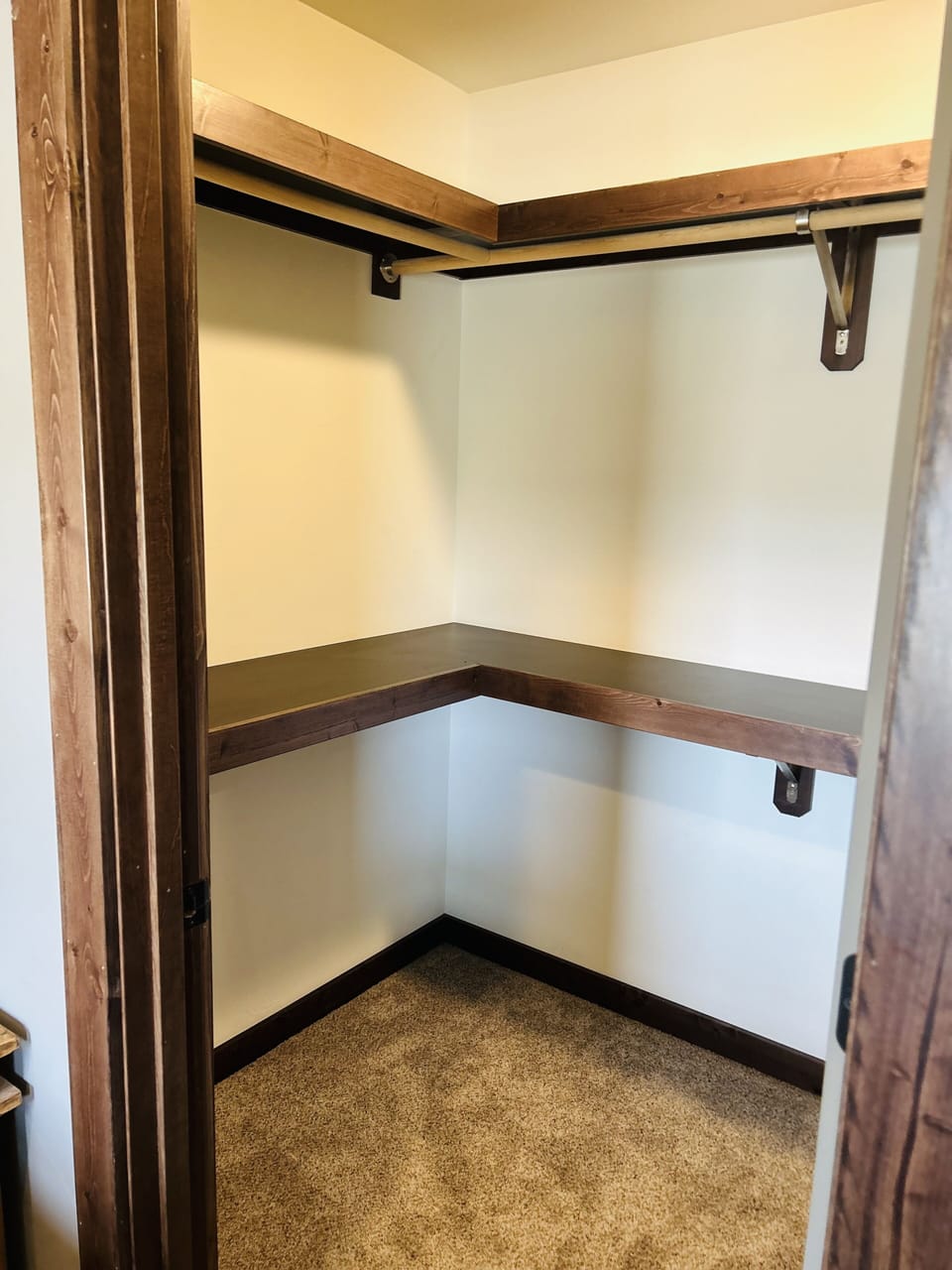 Master bedroom walk in closet.