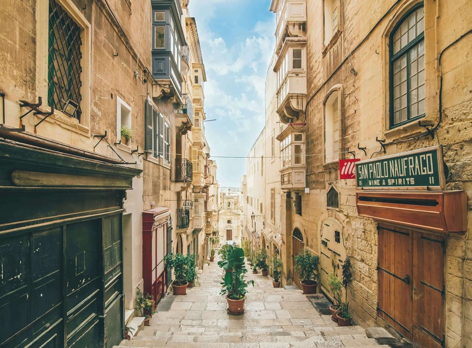 Valletta's pretty streets