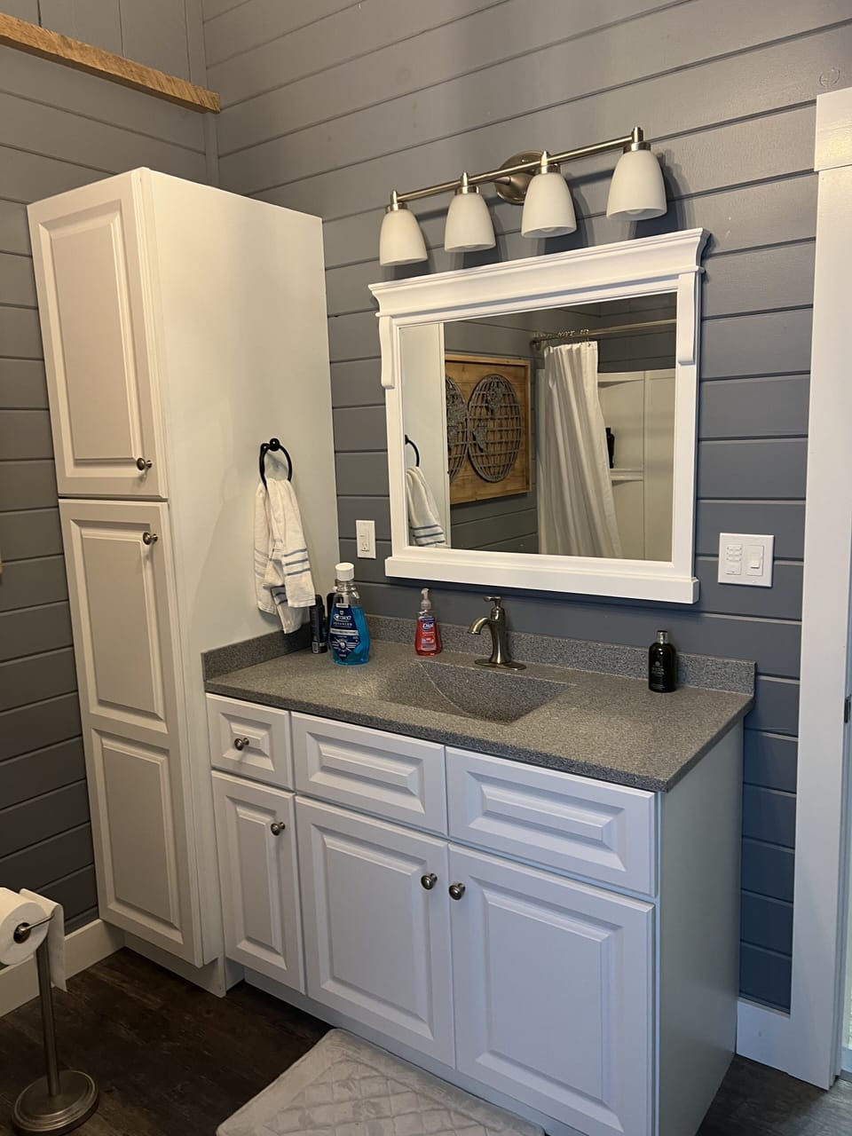 Relish in the tranquility of our beautifully appointed bathroom