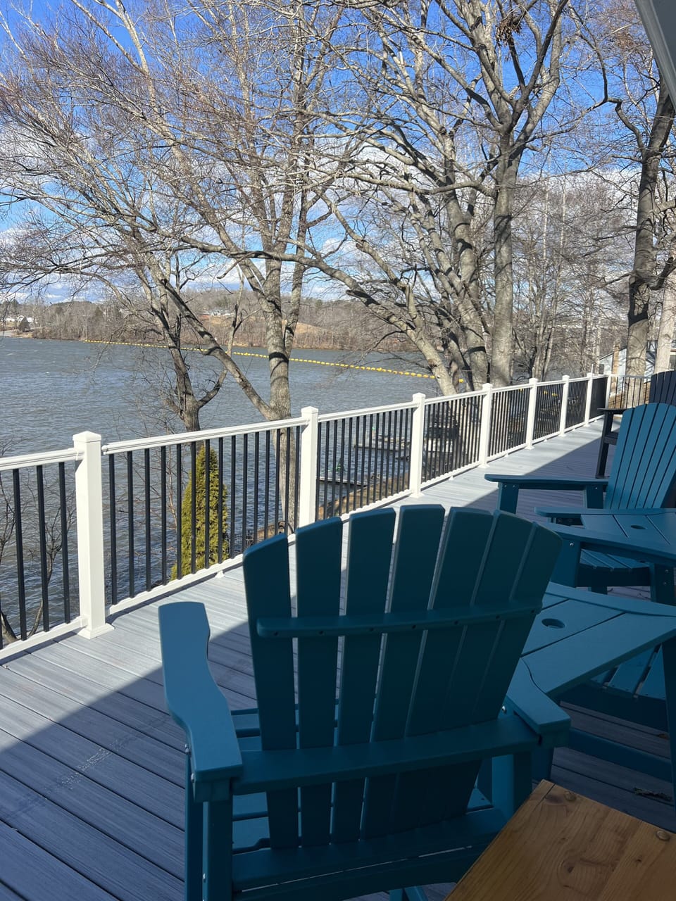 Nice outdoor seating with great views!