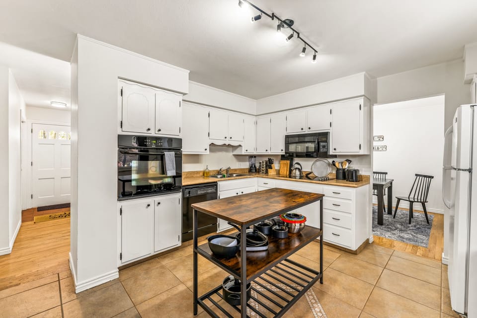 We provide a fully stocked kitchen
