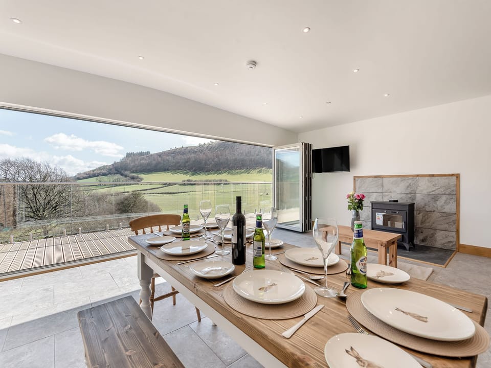 Dining Area | Larchwood Lodge - Acre Luxury Lodges, Stanner, near Kington