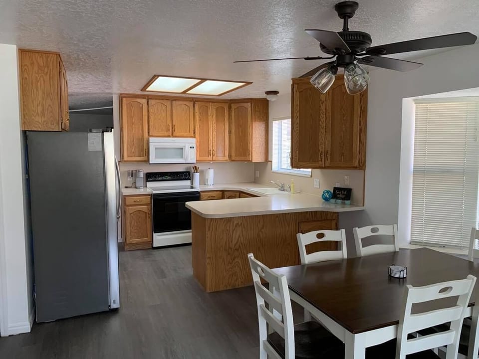 Dining and kitchen 