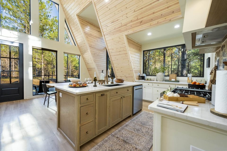 Spacious chef-style kitchen with everything you need for family meals