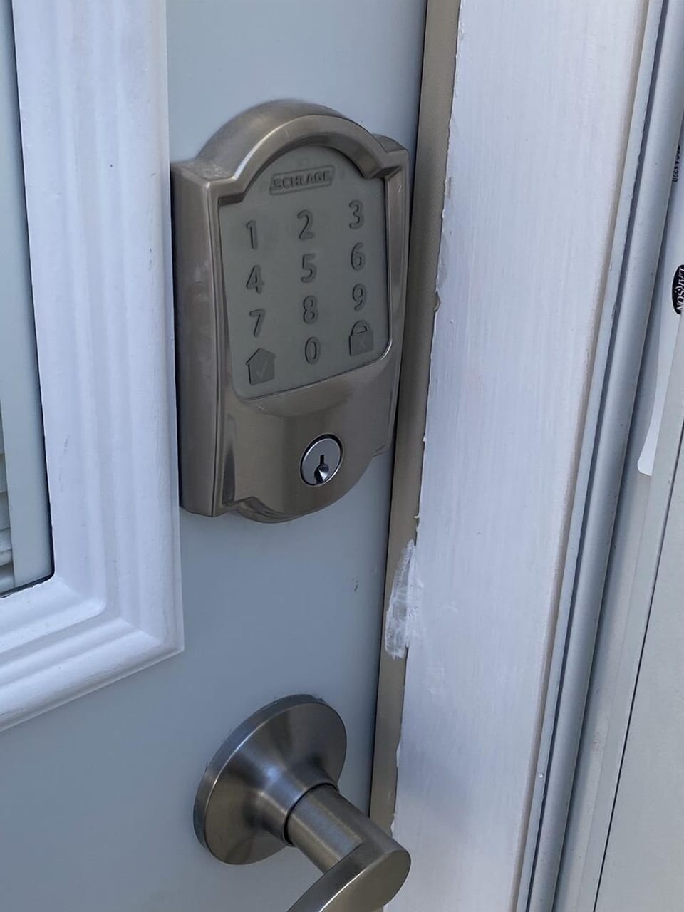 Touch keyed entry
