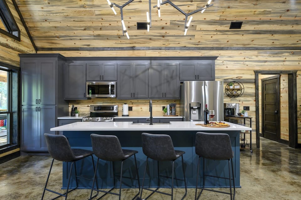 Fully stocked kitchen