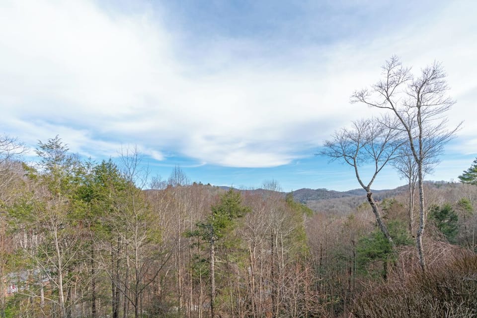 Deck Area--- Winter Mountain View