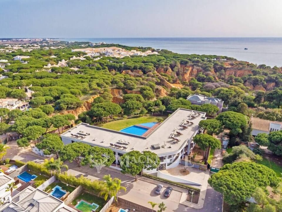 Aerial view of the residence