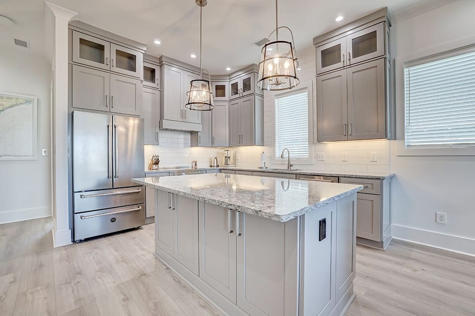 Entertain at the large kitchen island