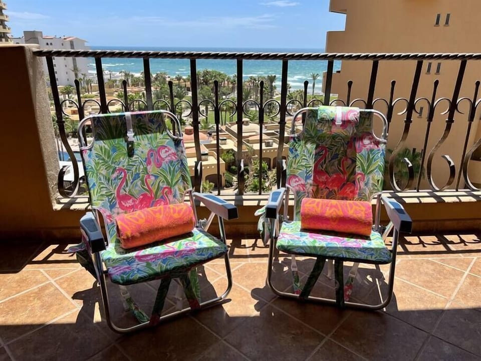 We have beach chairs and beach towels for your use.