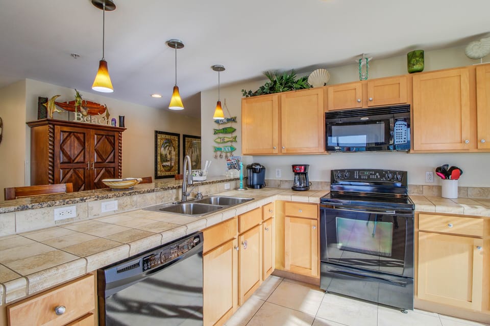 Full Kitchen with Ample Counter Space