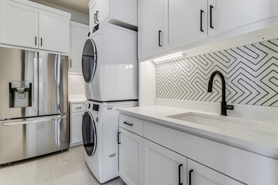 1st Floor Mud Room with Full Sized Fridge