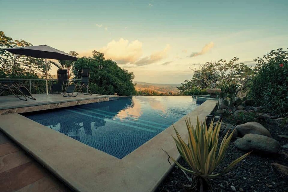 Private infinity pool with panoramic views — the perfect place to unwind.