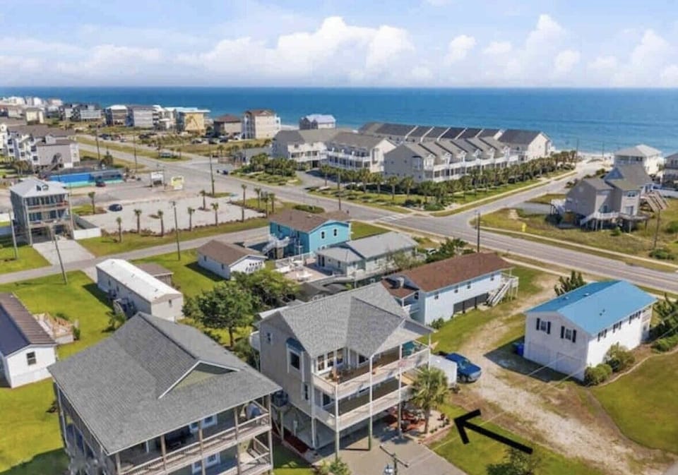 Just a few hundred feet with easy access from the beautiful sandy beaches.