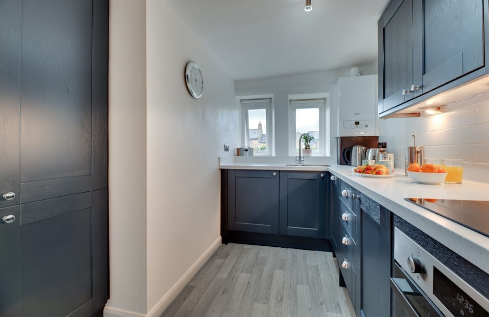 Fully-equipped modern kitchen