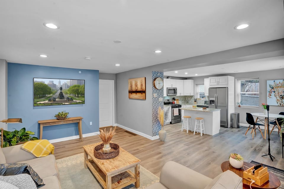 Enjoy the airy feel of this spacious, open-concept unit—plenty of room to relax and recharge