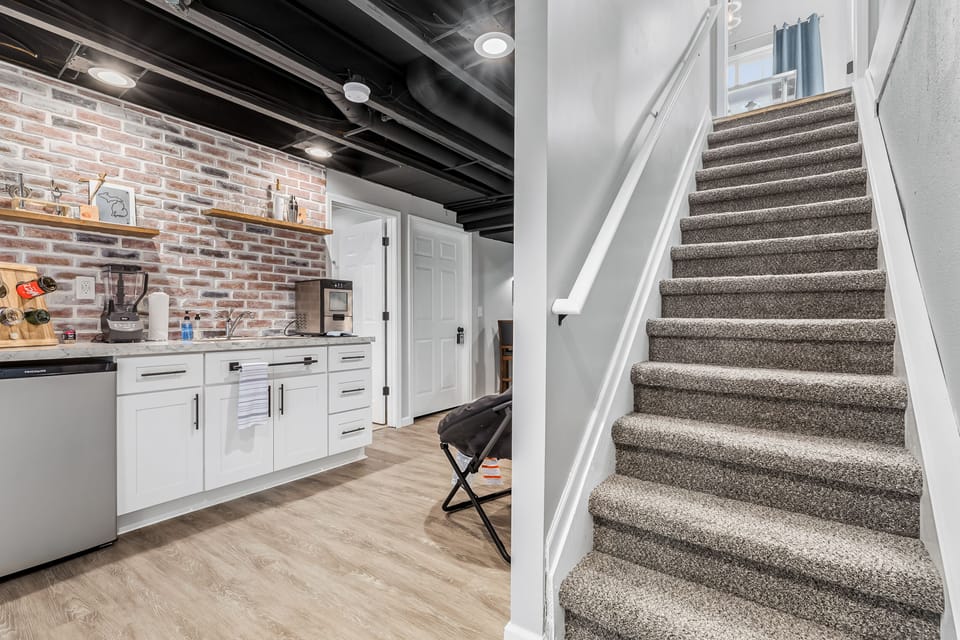Finished basement is packed with amenities to offer a 5 star experience