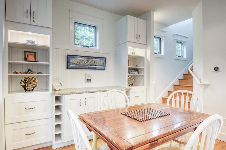 Formal dining space open to the kitchen and living