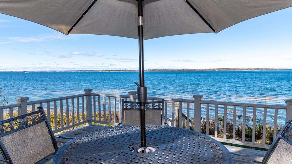 View from the Deck - Enjoy your days relaxing on the deck with the sound of the ocean gently rolling onto the shore