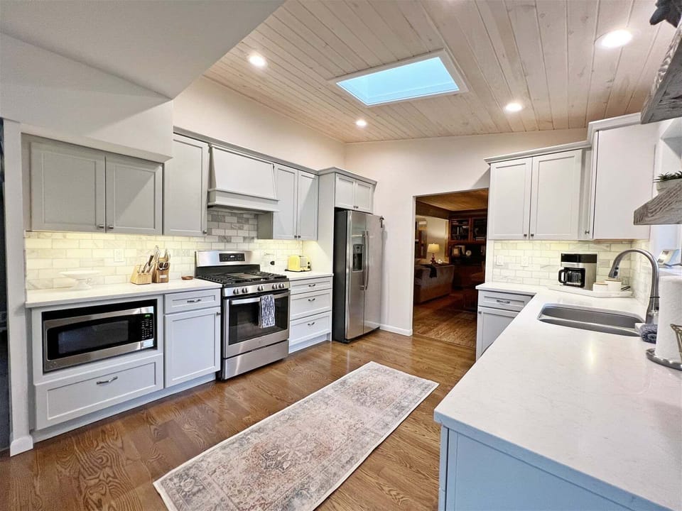 Beautiful kitchen with stone counters