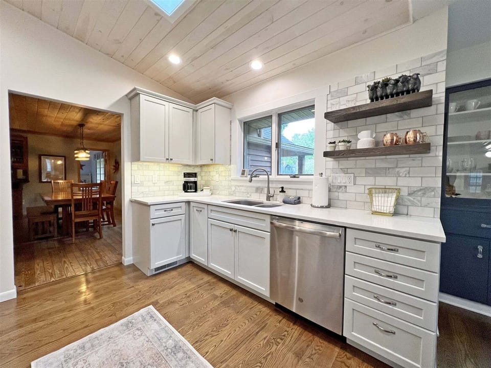 Newly remodeled kitchen