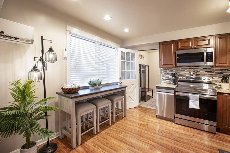 Kitchen with brand new appliances
