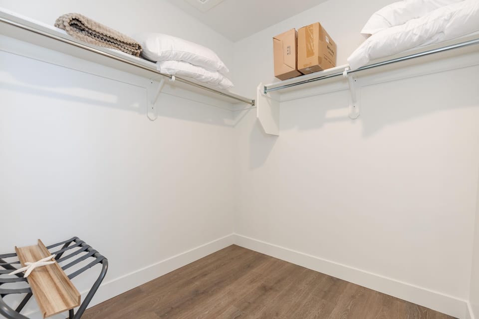 Master closet - included in the master suite
