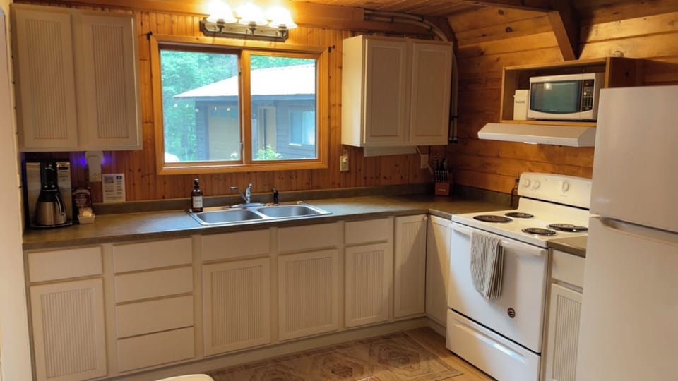 Fully stocked kitchen