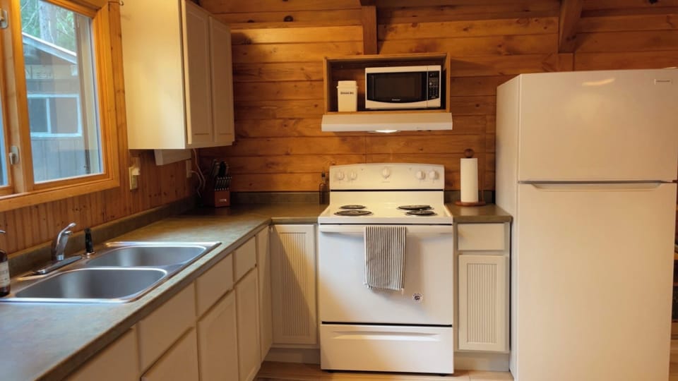 Fully stocked kitchen