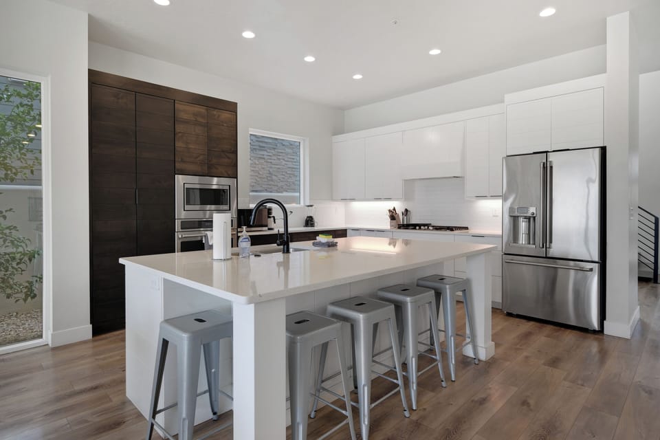 Fully stocked kitchen with everything you need to host meals for your group