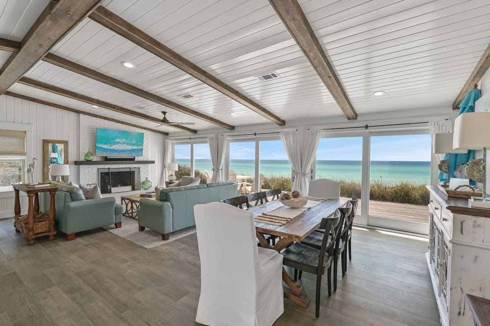 105 Pelican Circle - Seacrest - Open Living/Kitchen/Dining Area