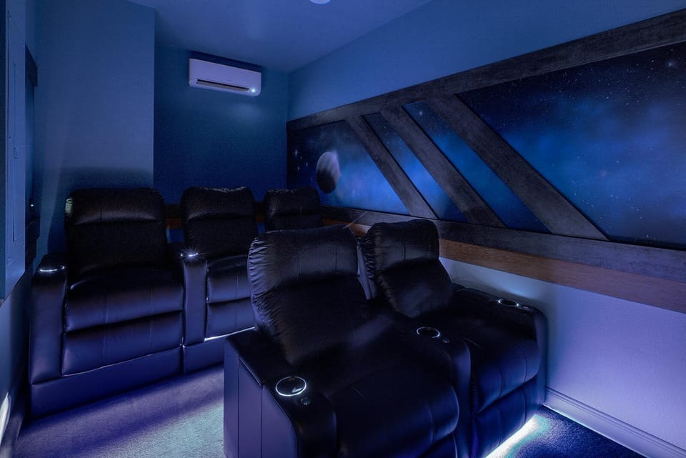 Movie Theater w/ Reclining Chairs