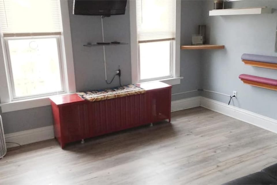 Main floor Living Room with couch sleeper for that additional guest. 