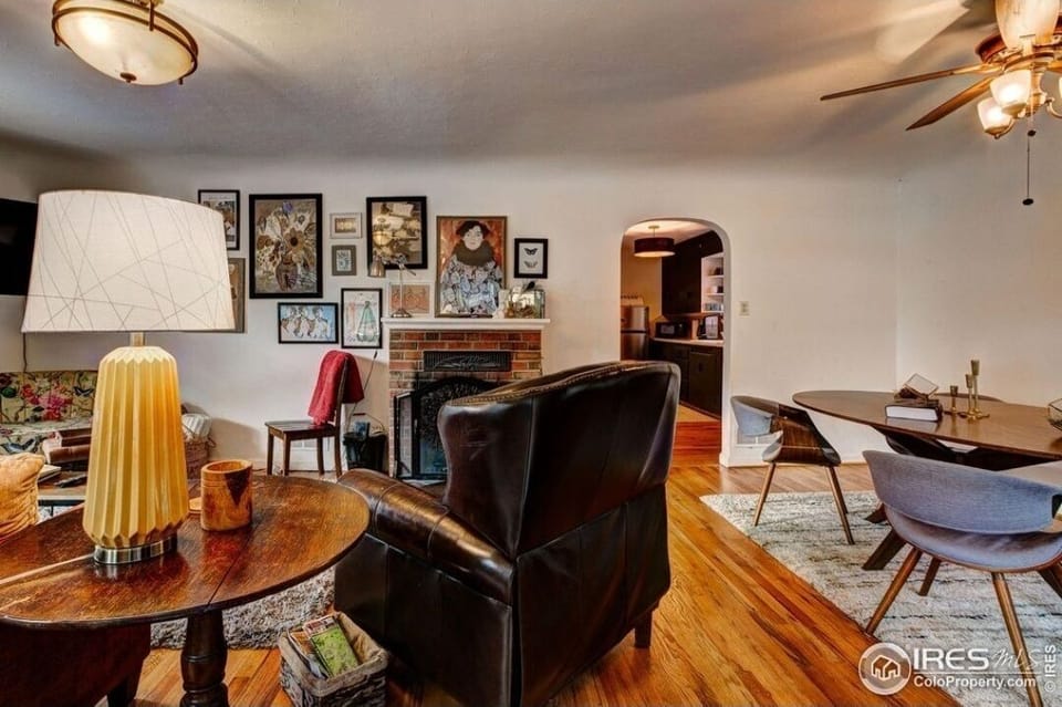 Living room from front door