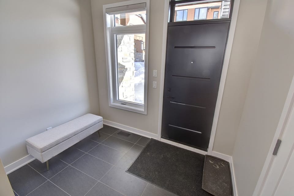 Entrance with heated floors