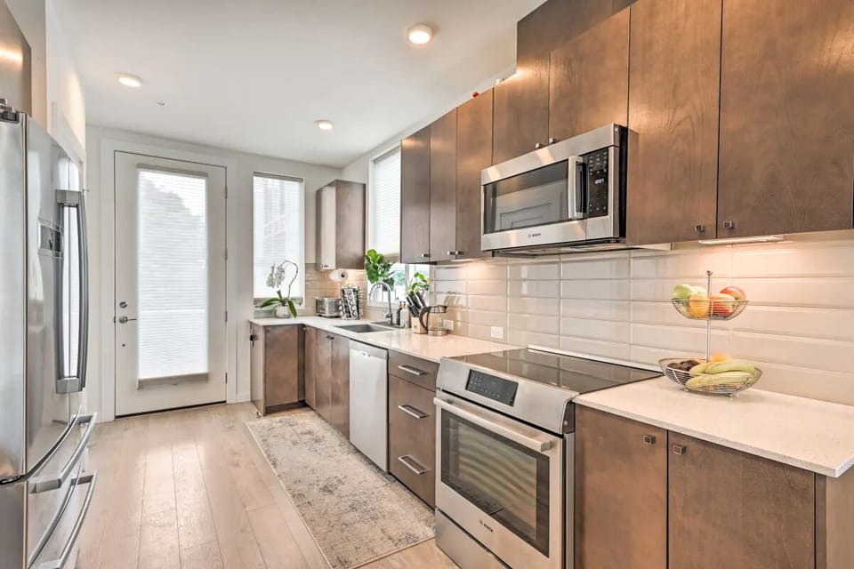 full kitchen with everything you may need to cook a meal with