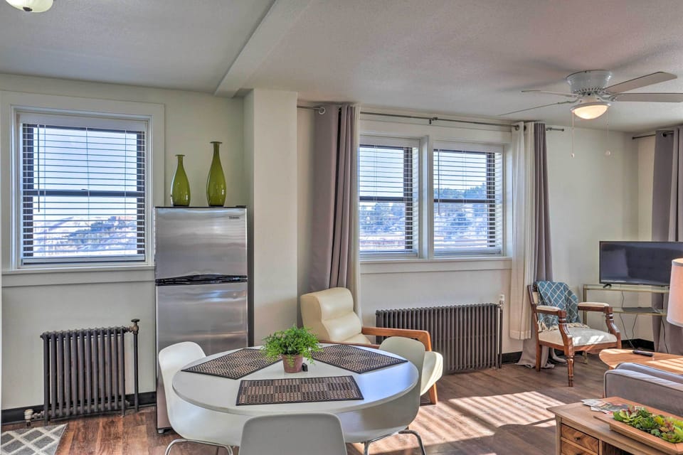 Dining Area | Window A/C Unit | Central Heating