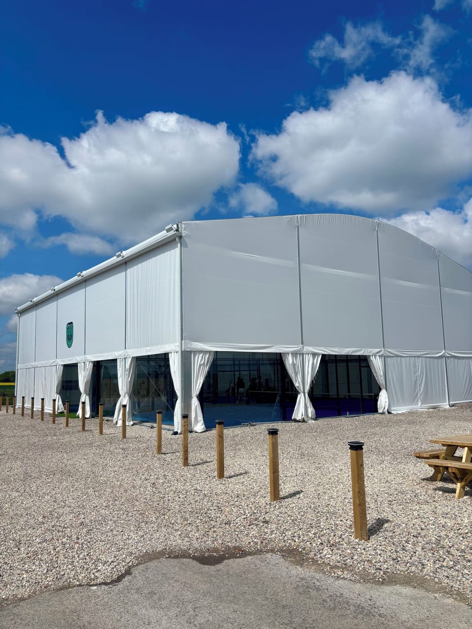 2 covered all weather padel courts available to hire