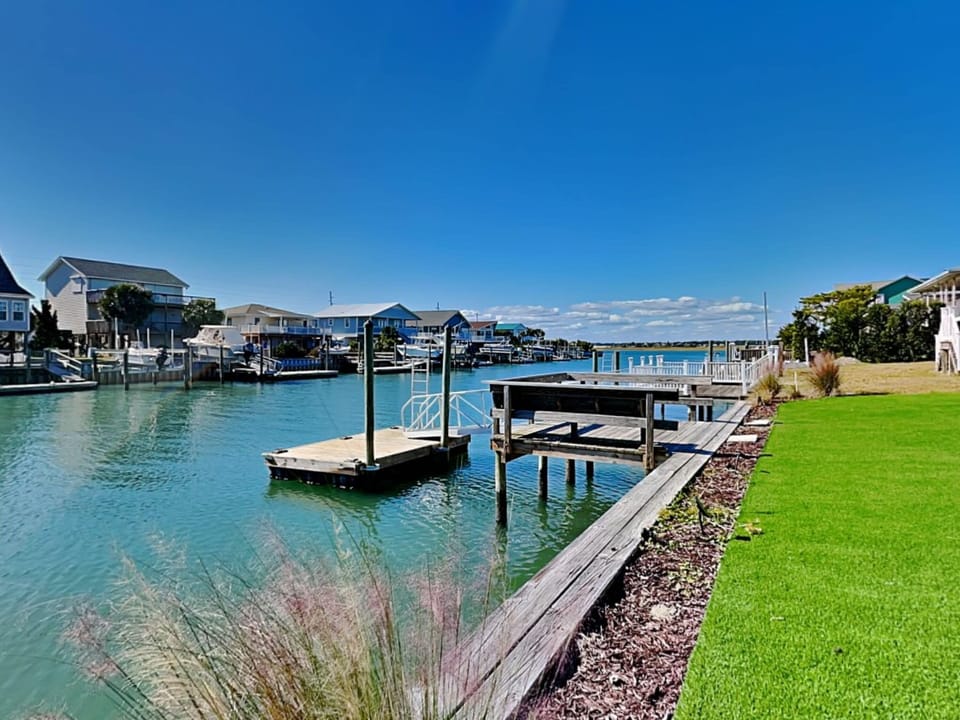 Private Dock and Seating Area