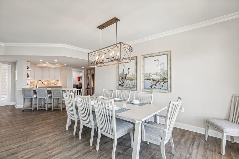 Dining Table and Kitchen at 4409 Windsor Court North
