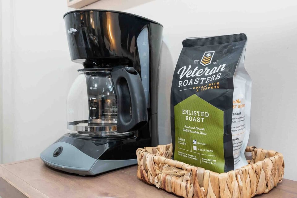BarnBnB: Perk up at the coffee bar.