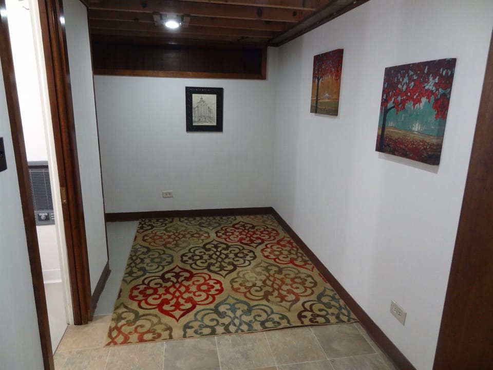 Extra space downstairs going to 2nd bathroom.  Even has a closet around the corner.