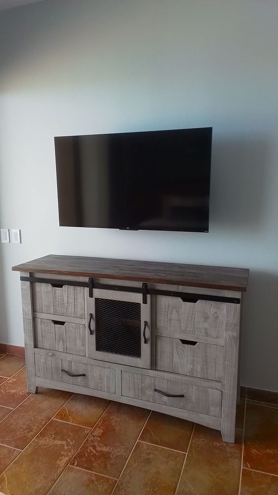 Master Bedroom #1 - dresser & 55” TV