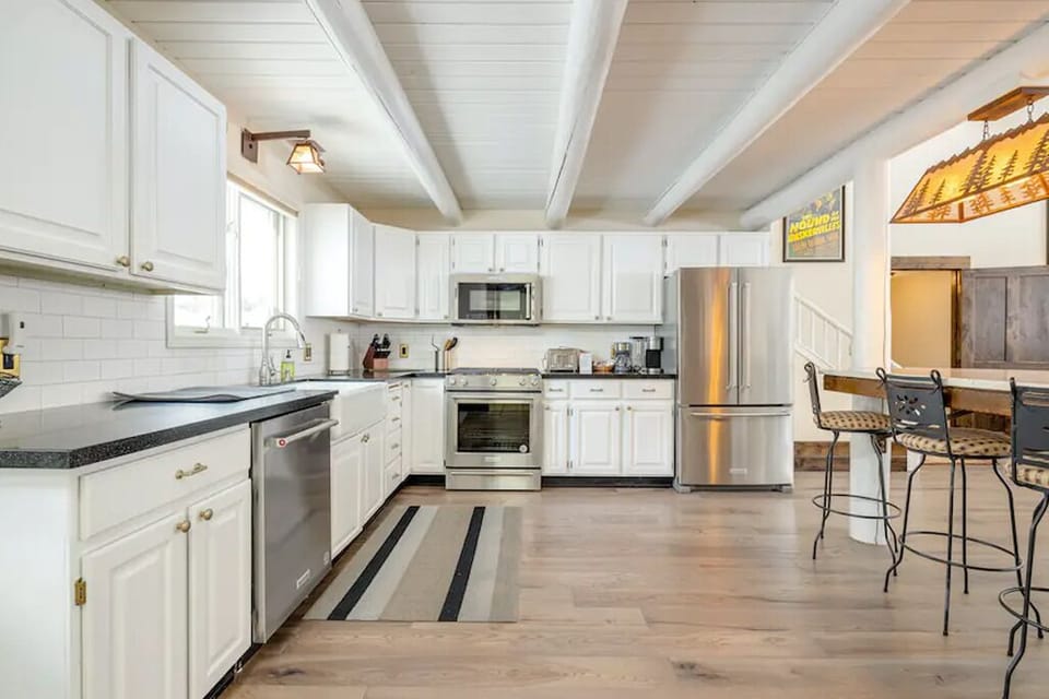 Updated kitchen with all new, upscale appliances.